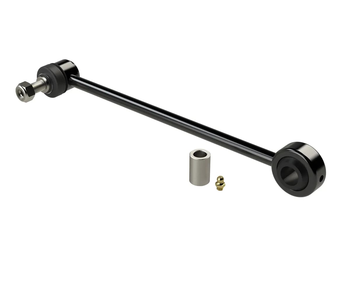 JK: 10” Front Sway Bar Link w/ Stud & Zerk (3-4” Lift”) – Each