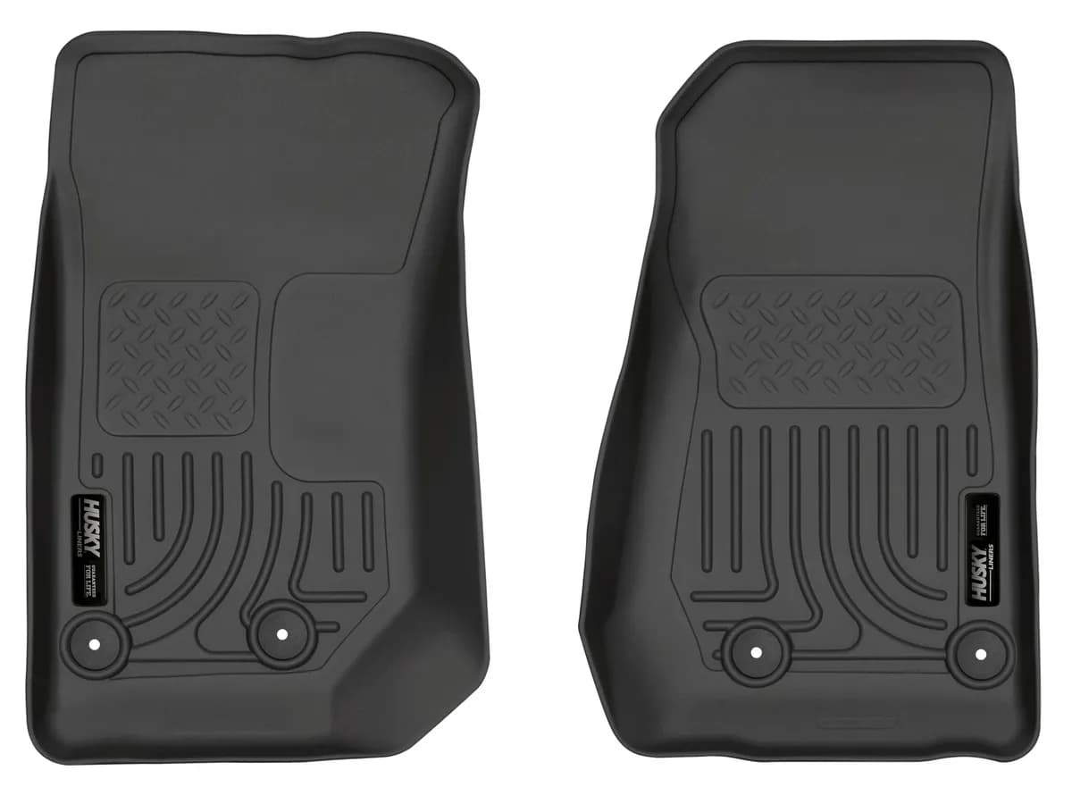 1416 Wrangler JK 2/4 Door Front Floor Liner Weatherbeater Black