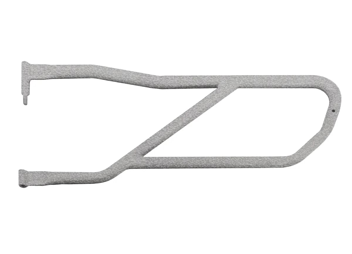 Doors, Tubular 2015 to 2023 Gray Hammertone Rear Doors