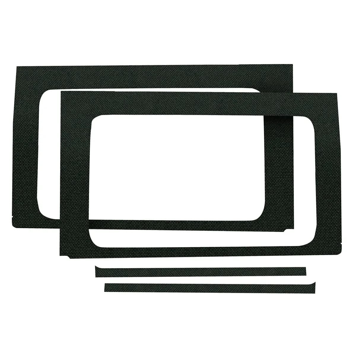 DEI Sound Deadening Side Window Kit JL - 2018-up - 4-Dr - 4-pc Original Finish - Black
