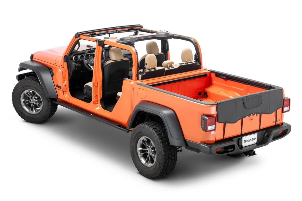 Tailgate Bike Pad 2020-2024 Jeep JT Gladiator Black Diamond MasterTop