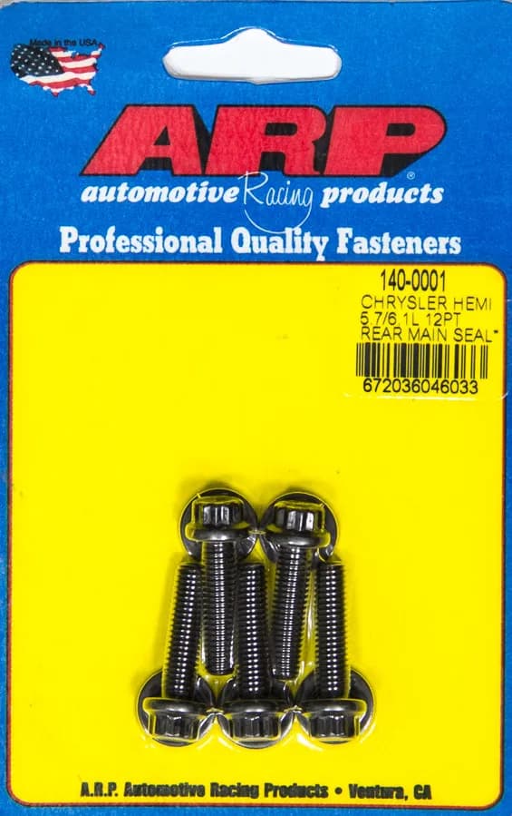 Chrysler Hemi 5.7/6.1l 12pt Rear Main Seal Plate Bolt Kit