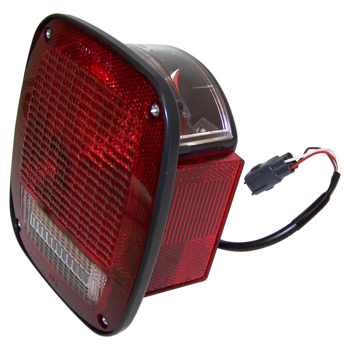 Crown Automotive Jeep Replacement 56018649AC Left Tail Lamp for Jeep 1998-2006 TJ Wrangler, Has Square 4-Prong Connector