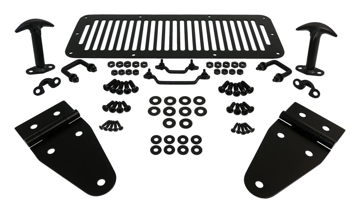 Hood Set 1987-1995 YJ Wrangler; 1978-1983 CJ-5; 1978-1986 CJ-7; 1981-1986 CJ-8