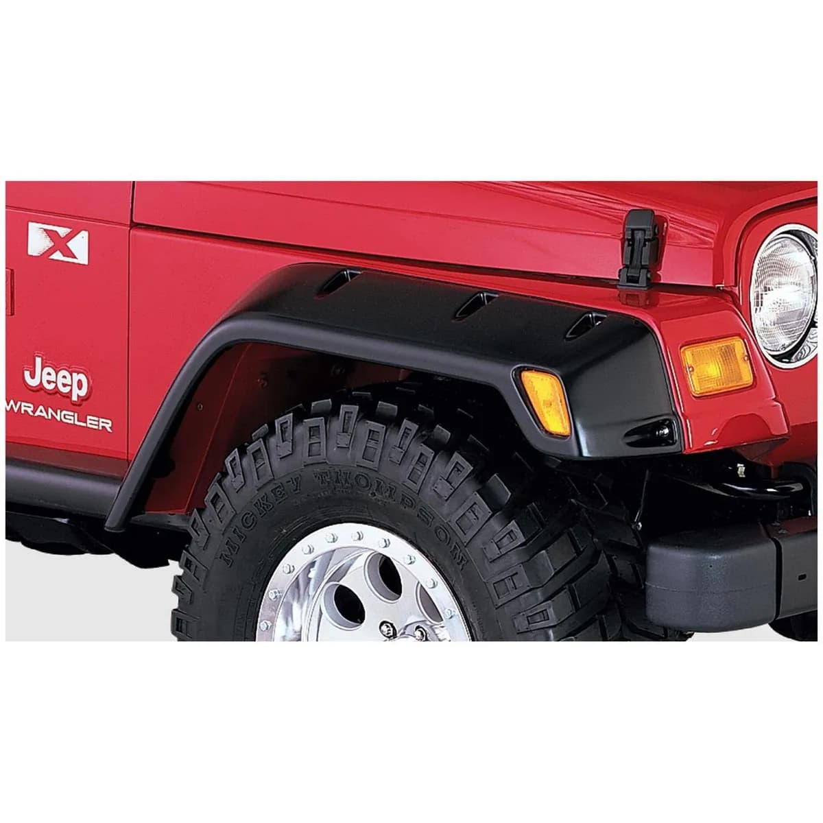 9706 Wrangler Tj/0406 Unlimited Lj Pocket Style Fender Flares Front Pair O