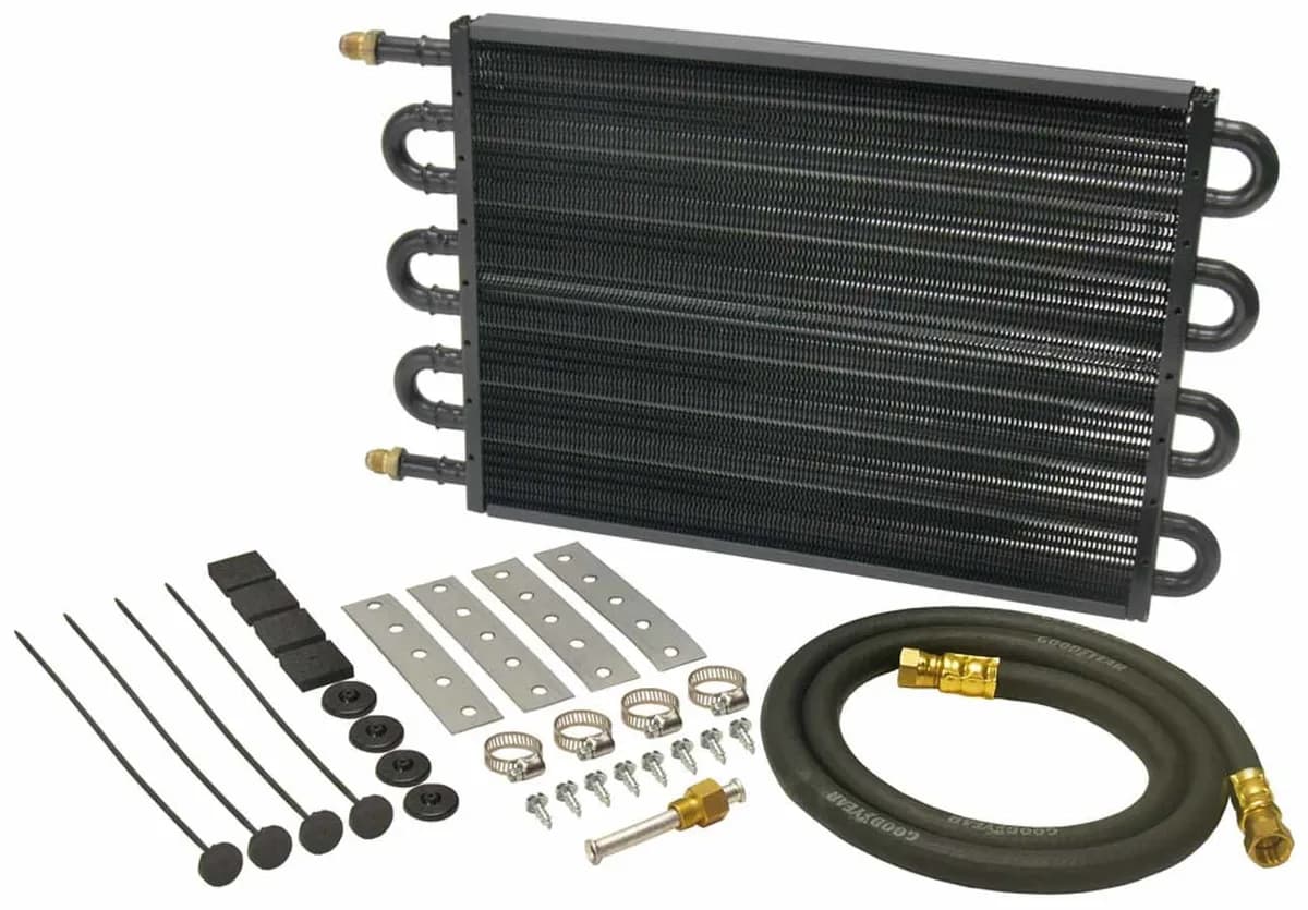 8 Pass 18 Series 7000 Copper/Aluminum Tube&Fin Transmission Cooler Kit, -6AN