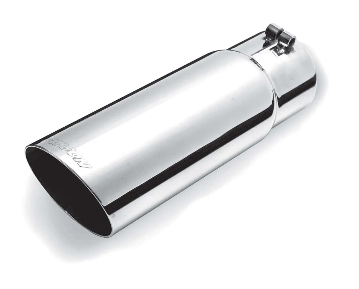 Gibson Performance Exhaust 500392 Stainless Steel Tip>Single Wall Angle Tip