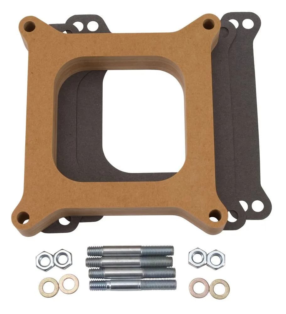 Edelbrock 8720 Carburetor Spacer #8720 Open Center 1in Thick