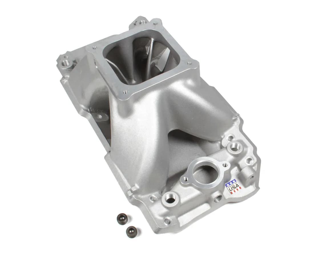 Manifold, BB Chevy, Tall Deck, Super Victor II (632), CNC Port-Matched for #60409 CNC Heads