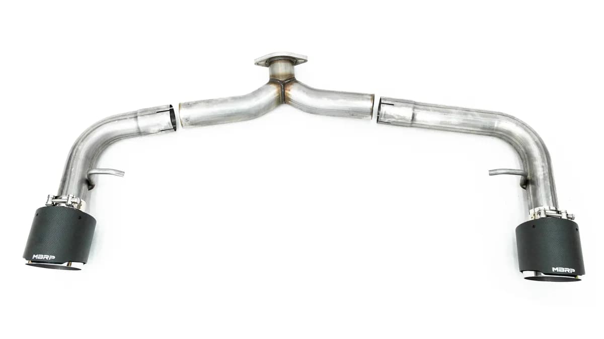 22-Up Subaru BRZ /Toyota GR86 2.4L T304 Stainless Steel 2.5 Inch Axle-Back Dual Split Rear with Carbon Fiber Tips MBRP
