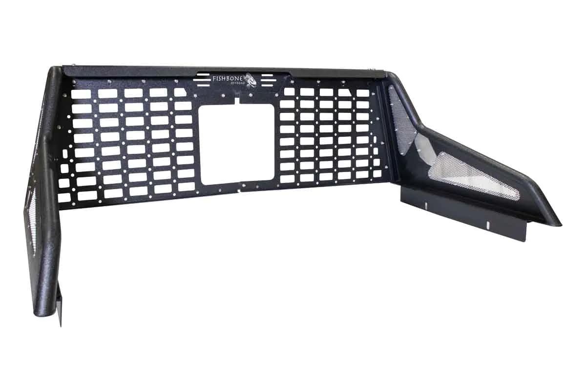 Fishbone Offroad Chase Rack & Molle Window Panel for 2020 & Up Jeep Gladiator FB21246