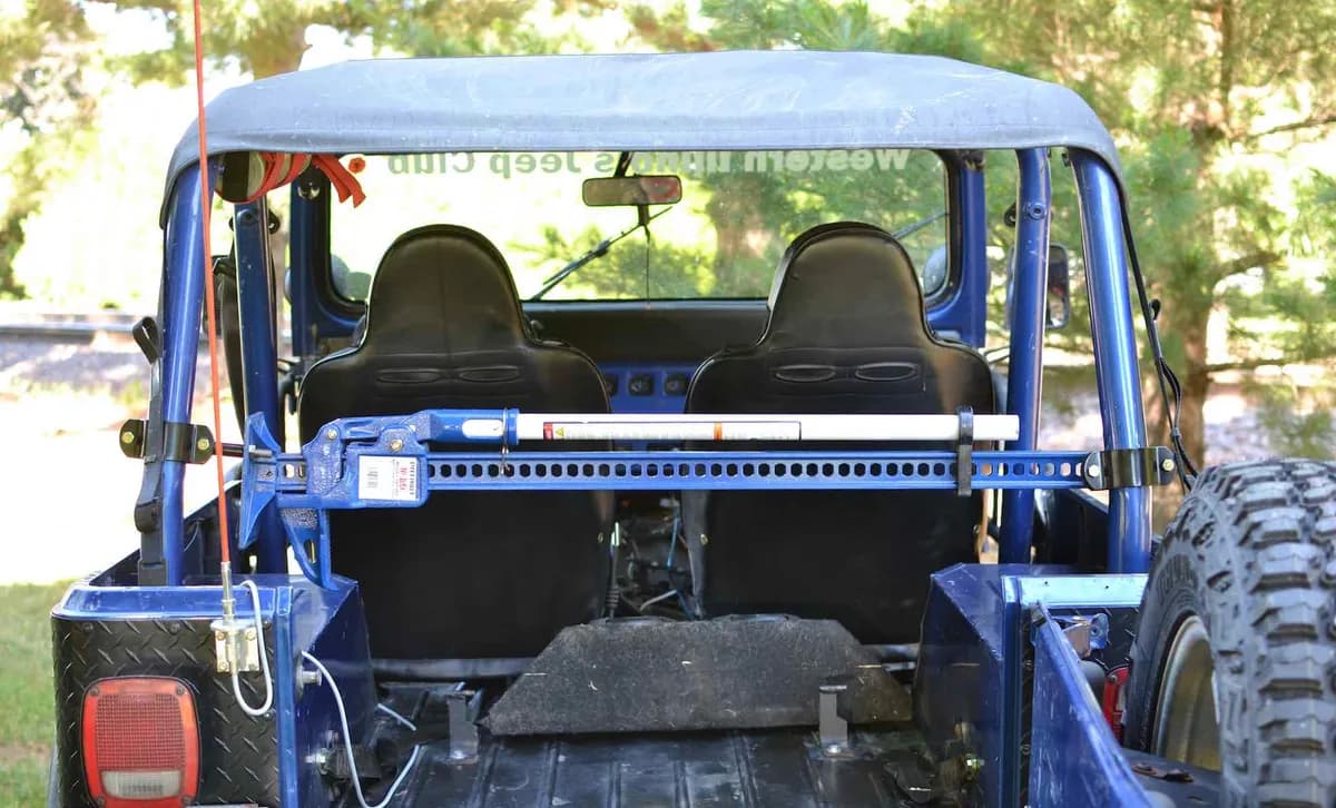 Recovery and Towing 1987-1995 High Lift Jack Mount Roll Bar Bare