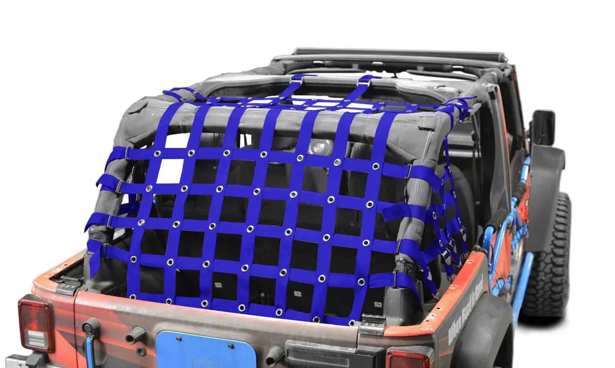 Tops and Covers 2007-2018 Cargo Nets 4 Door Blue