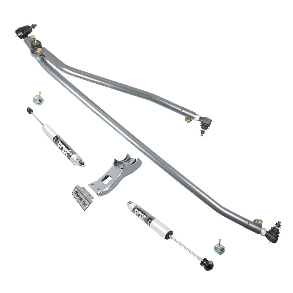 03-13 Ram 1500/2500/3500 4x4 HD Steering Kit with Dual Steering Stabilizer Bracket Clamps IFP Stabilizers