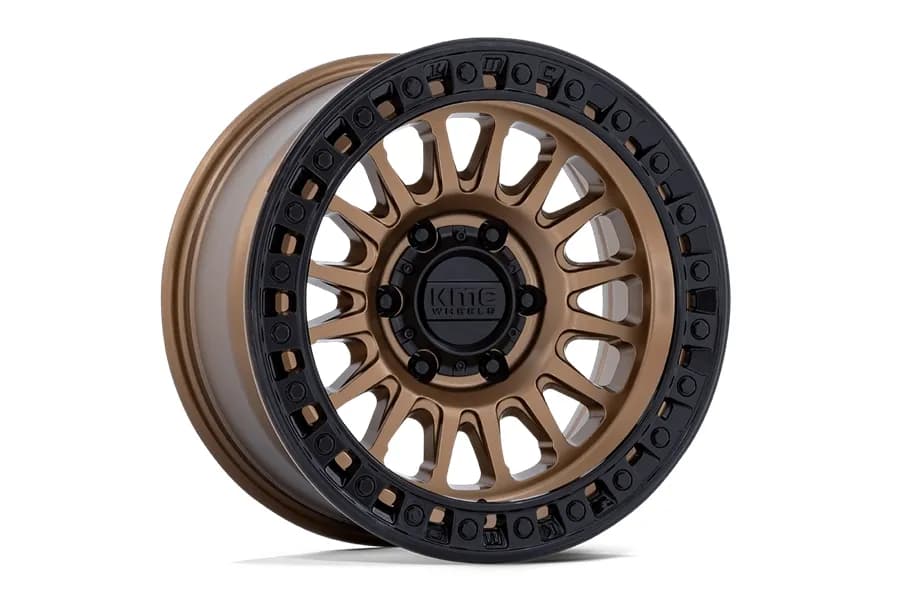 KMC Wheels KM552 IMS Series Wheel, 17x8.5 5x5 - Bronze w/ Black Lip - JT/JL/JK