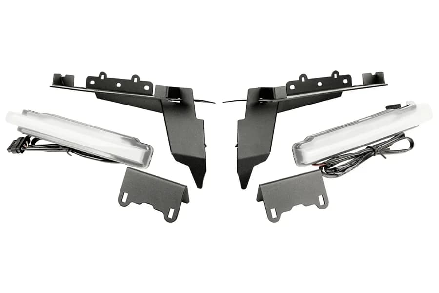 Rugged Ridge Front DRL Chop Brackets - JT/JL Rubicon Only