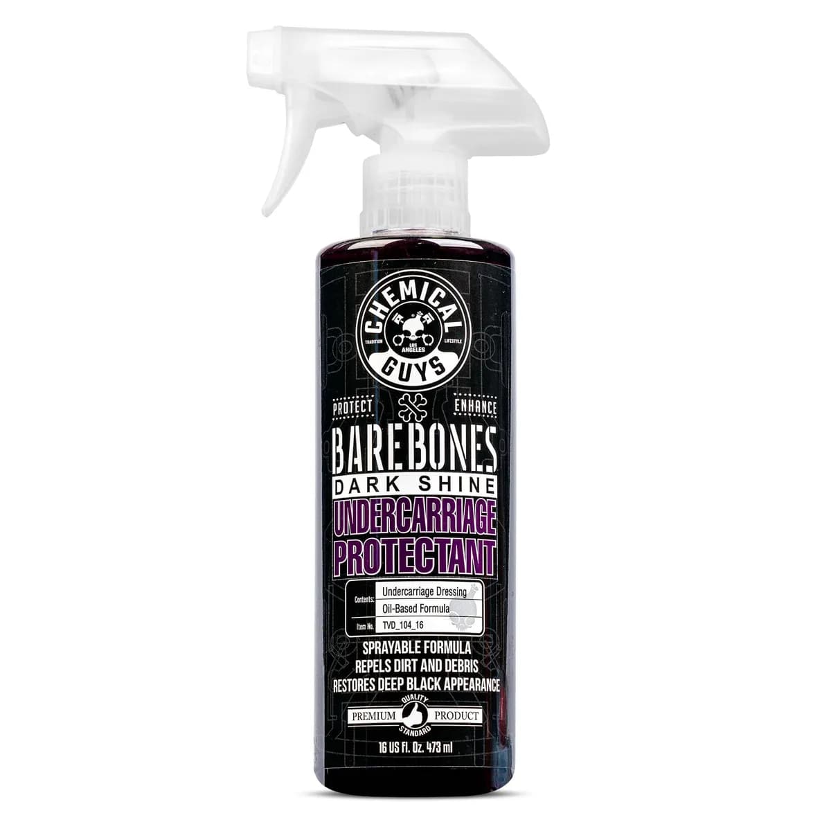Bare Bones Undercarriage Spraydark Shine Trim/Fender/Wheel Wells And Tire Shine Spray (1 Gal )
