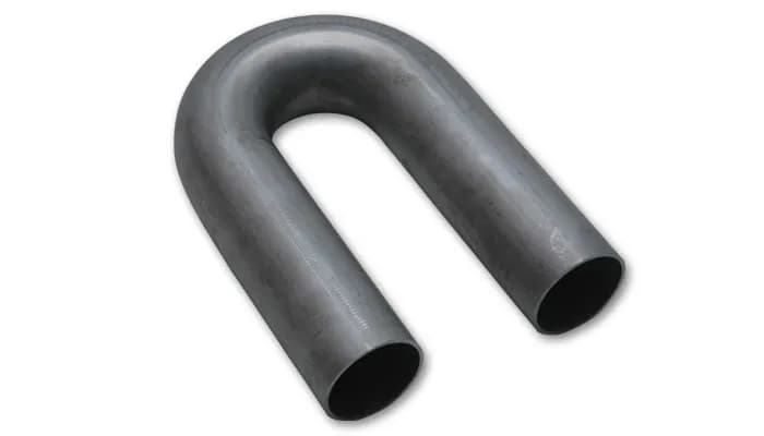 180 Degree Stainless Steel Bend; 5 in. OD; 7.5 in. Centerline Radius; 12 in. Leg Length From Tangent; 304 Stainless Steel;