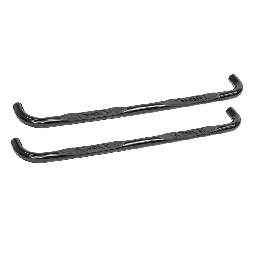 9916 F250/F350/F450/F550 Super Duty Super Cab 4DR Eseries Black Step Bars