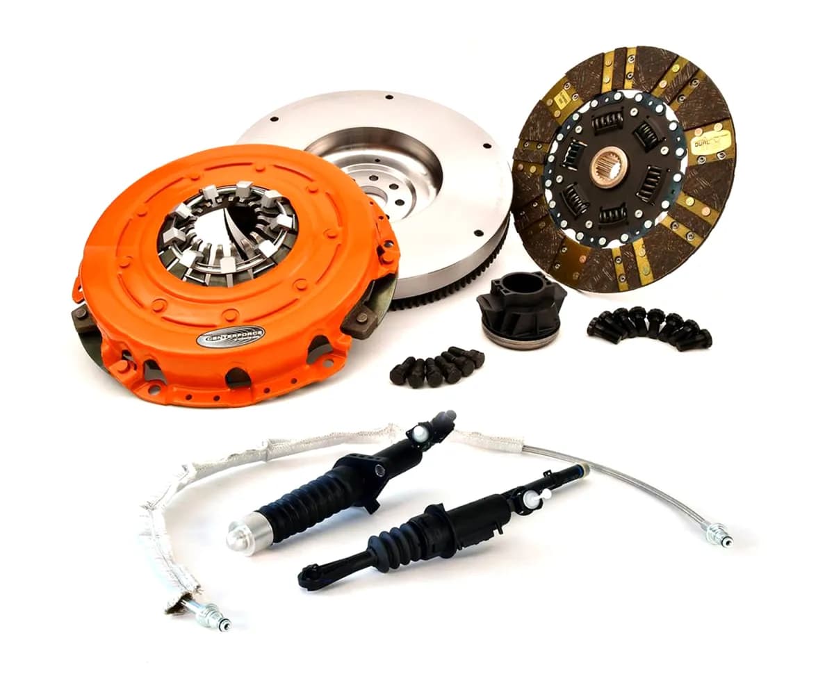 Centerforce Dual Friction ?, High Performance Clutch and Flywheel Kit, 127 Tooth Gear, 8 Bolt Crank, 494 ft/lbs Capacity, 10.4in Dia., 21-Spline, Fits Jeep Gladiator and Wrangler 3.6L