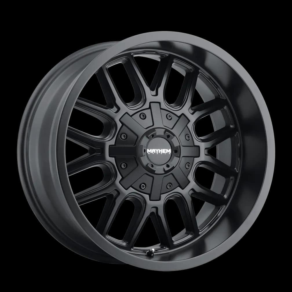 Mayhem Offroad Wheels Cogent 8107 MB 22x10 Matte Black -27 Off Set 6 Lug 4.44 BSM 106 Bore Cast Aluminum