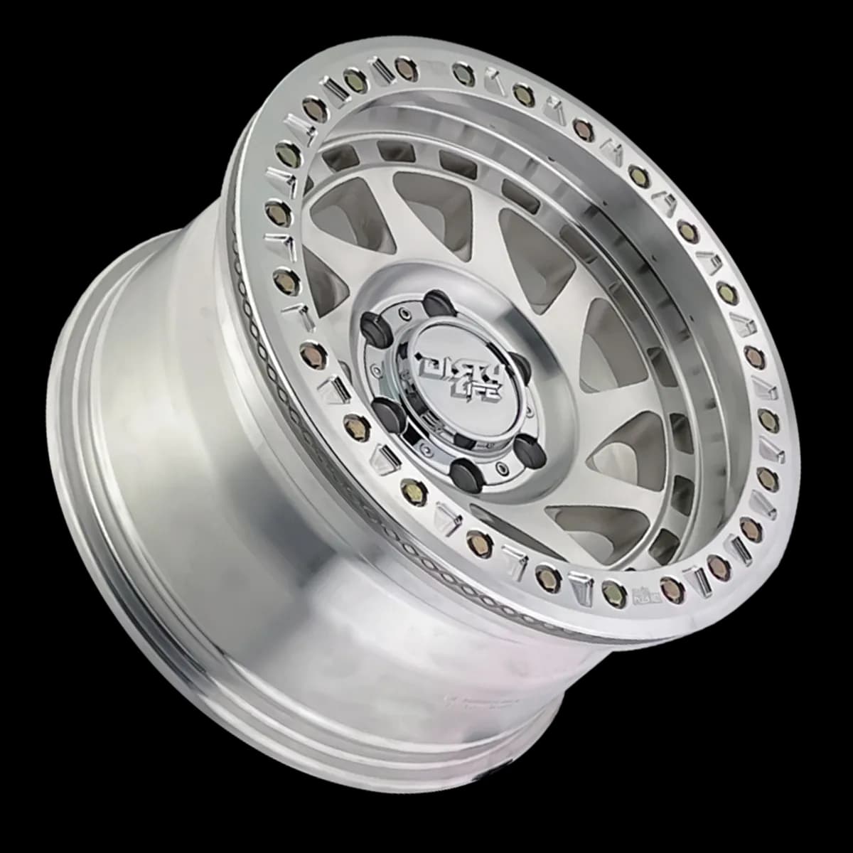 Dirty Life Race Wheels Enigma Race 9313 Machined 17X9 6-135 -38Mm 87.1Mm