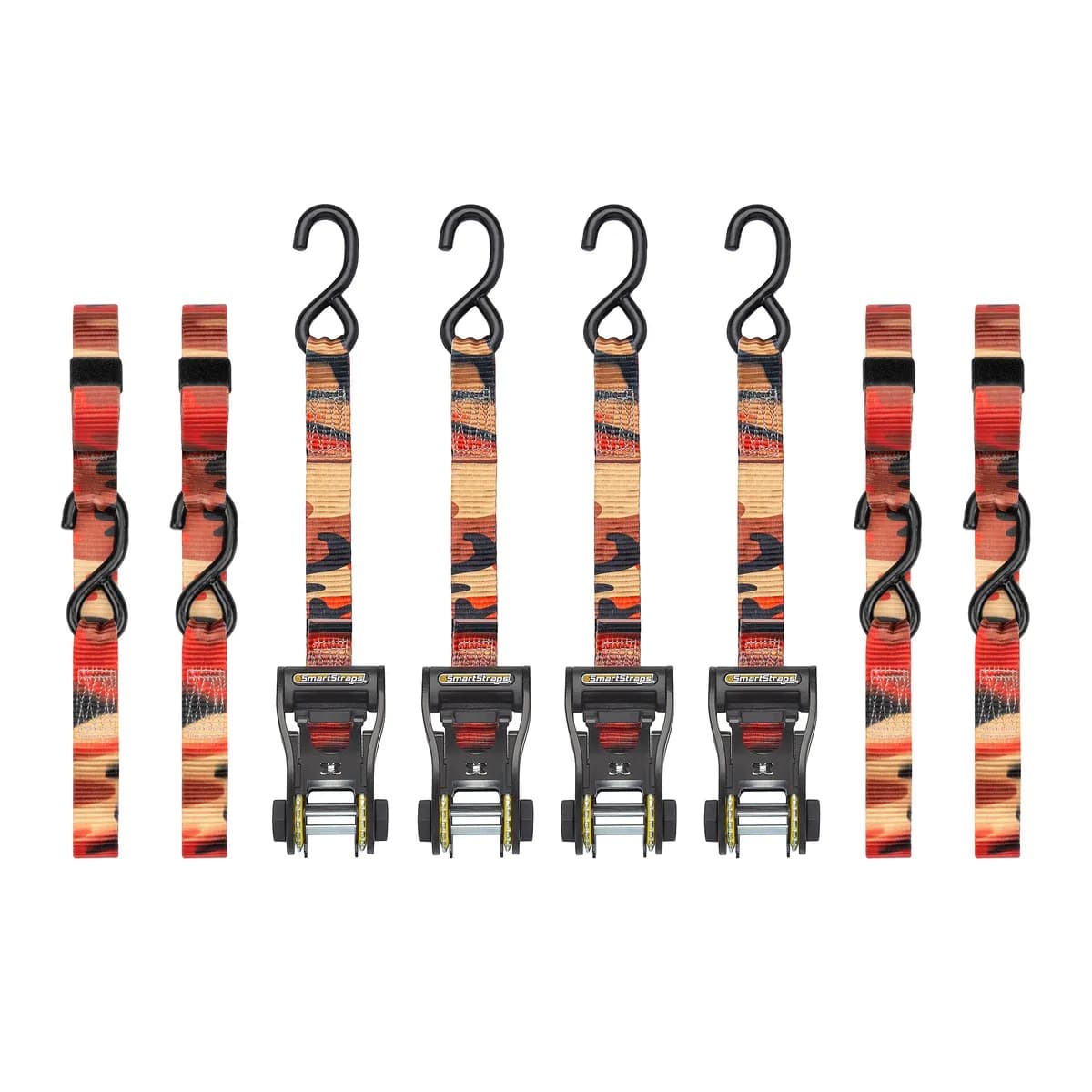 14ft 3000lb Ratchetx Ratchet Tie Down 4 pk Orange