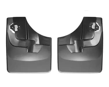 Ford F150 No Drill Black Mudflaps. Fits models with fender lip molding