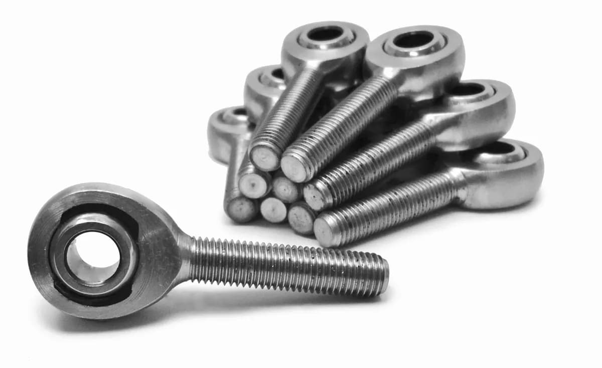 Inch Male 1.25-12 LH x 1 Chrome Moly Housing, Nylon Race 10 Pack