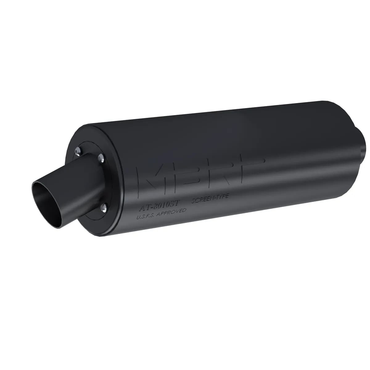 Universal Performance Muffler; 1.75 in. Inlet; 4.25 in. Diameter Body; Packed Muffler;