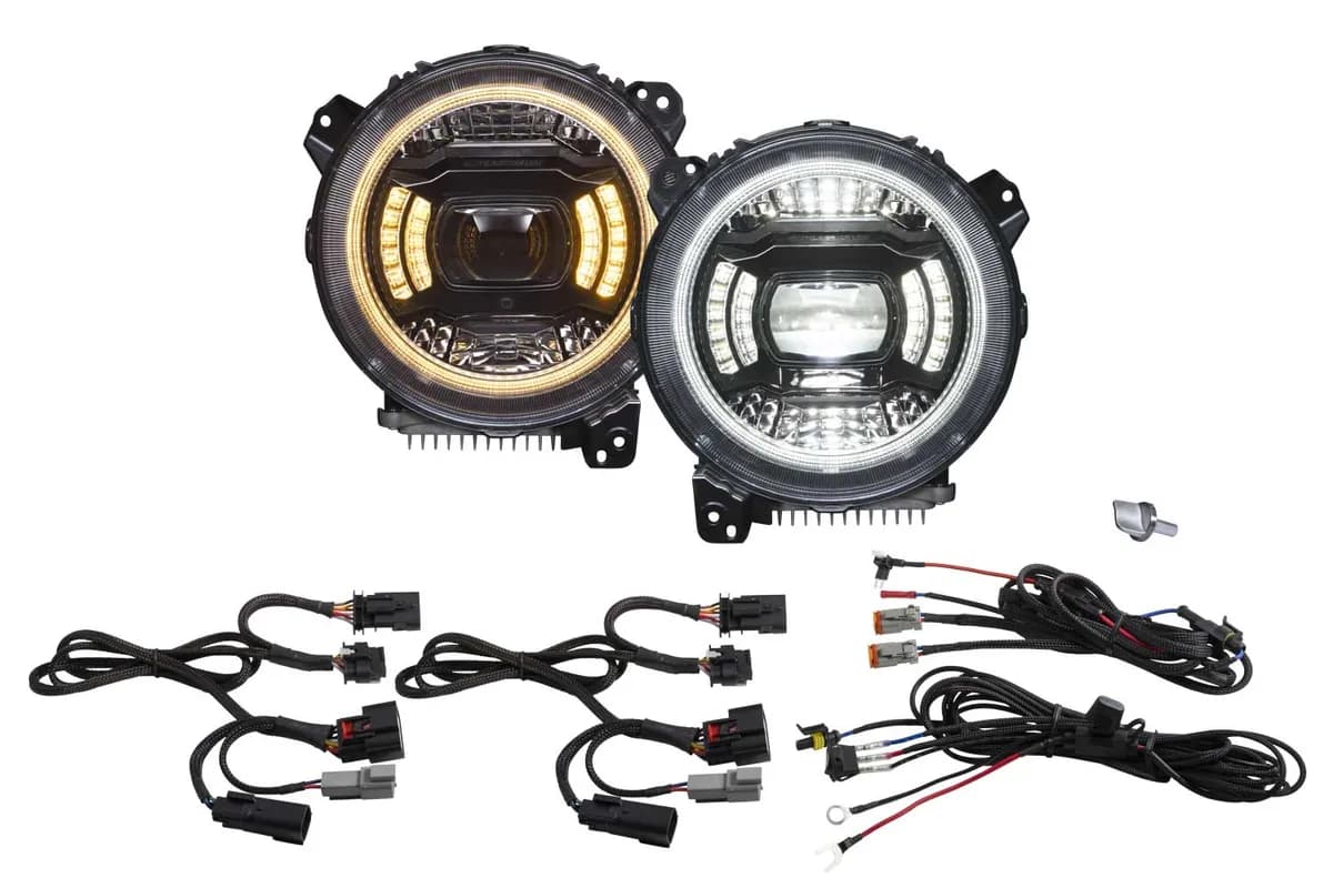 Diode Dynamics Elite Max LED Headlamps for 2018+ Jeep JL Wrangler and 2020+ Jeep Gladiator