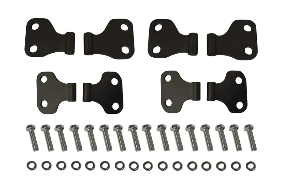 Kentrol Body Door Hinge Set for 2018-2027 Jeep Wrangler JL & Gladiator JT 80729