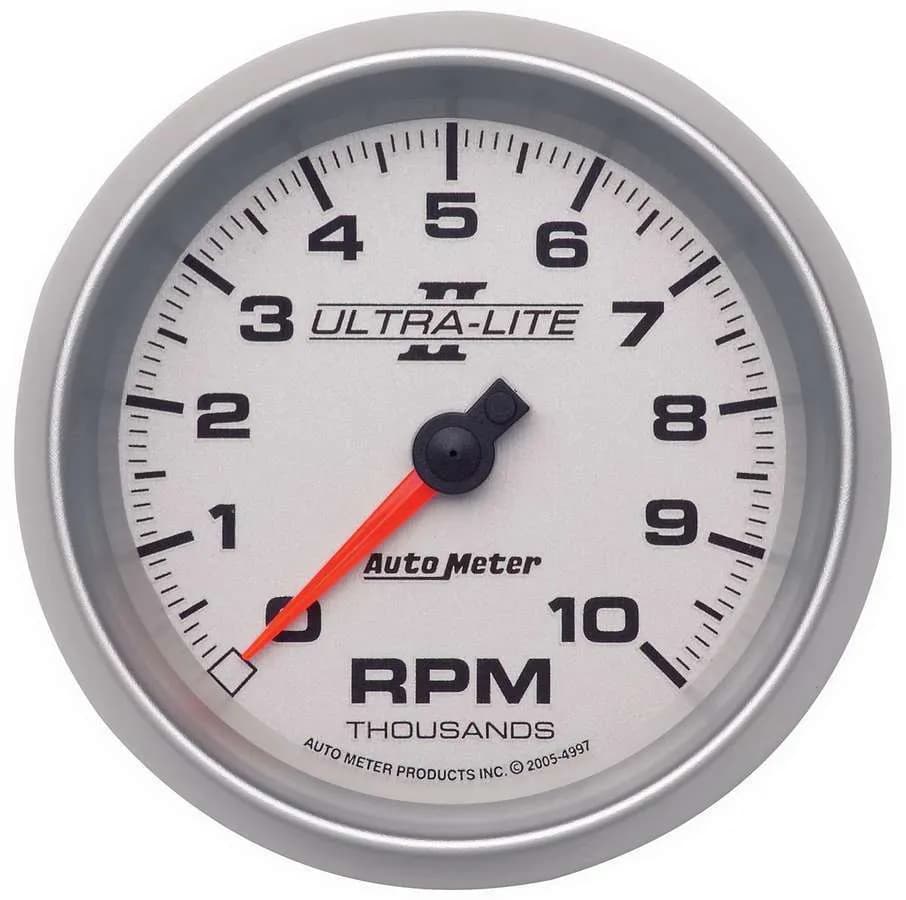 Gauge, Tachometer, 3 3/8", 10k RPM, In-Dash, Ultra-Lite II