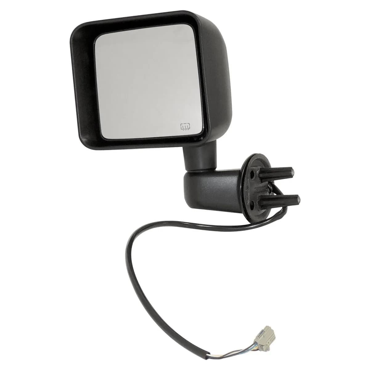 Crown Automotive Jeep Replacement 68229611AA Left Power, Heated, Manual Folding Mirror for Select 2014 JK Wranglers, Black