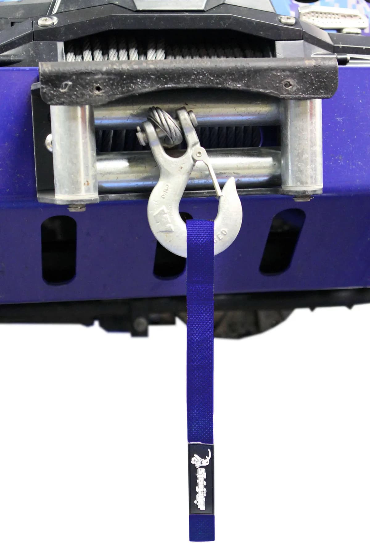 Recovery and Towing 2007-2018 Winch Hook Strap Blue