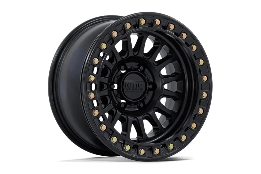KMC Wheels KM239 Impact Beadlock Wheel, 17x9 8x6.5 -38 - Matte Black