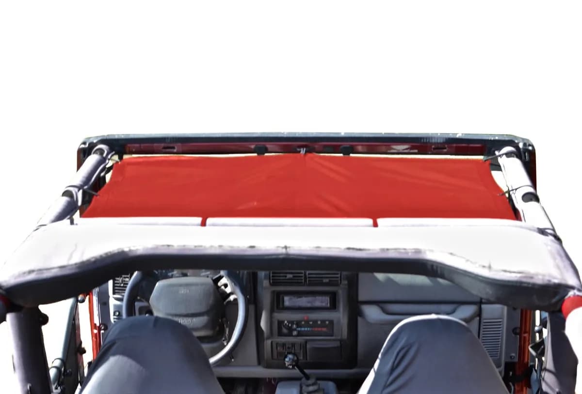 Tops and Covers 1997-2006 Fabric Teddy Red Front Seats Only