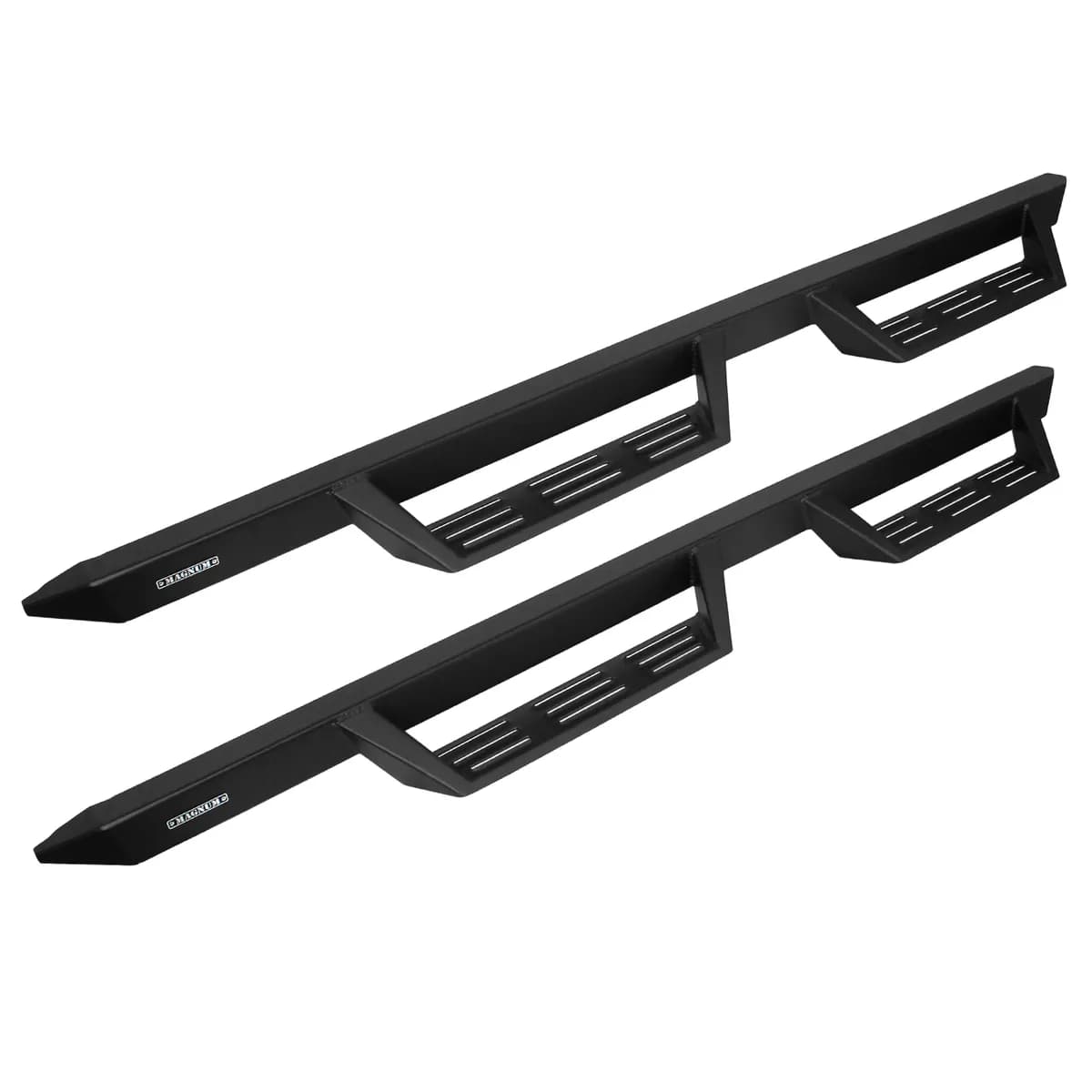 Magnum RT Gen 2 Drop Steps Black Textured Alloy Steel - 18-26 Jeep Wrangler JL/JLU 4-Door