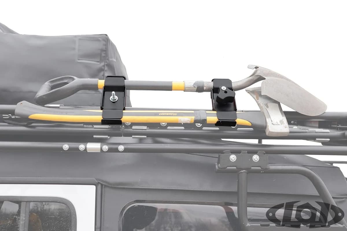 Destroyer Roof Rack Trail Tool Mount (Single Mount) (Black Powder Coated)