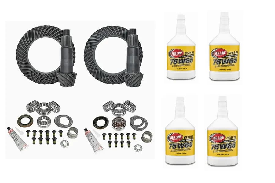 Yukon D44 Front and Rear Ring and Pinion Kit w/ Gear Oil Package - JT/JL Rubicon