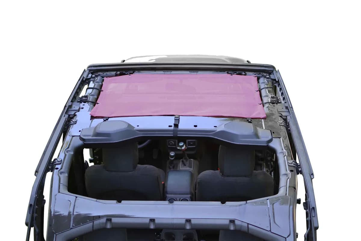 Tops and Covers 2018 to Present Fabric Teddy Front Seats onlyMauve MauveTan