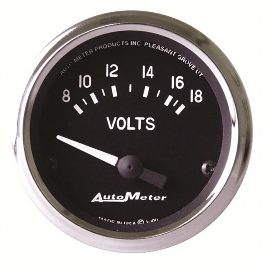 Gauge, Voltmeter, 2 1/16", 18V, Electric, Cobra