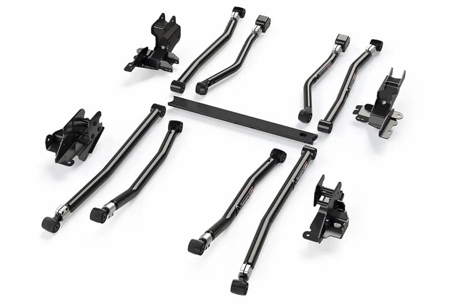 JL 4dr: Alpine ir Long Control Arm & Bracket Kit – 8arm Adjustable (36 Lift)