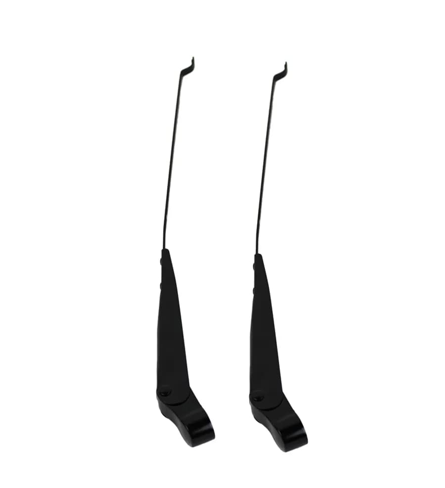 6883 Cj5/7686 Cj7/8186 Cj8 Windshield Wiper Arms Bayonet Style Gloss Black Powder Coat