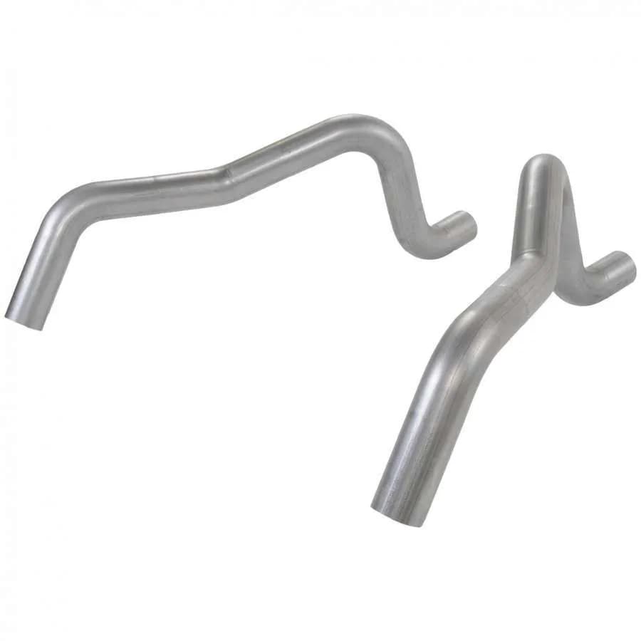 Tailpipes, 3.00" Mandrel Bent Tubing for 67-69 Chev. Camaro / Pontiac Firebird, 16 Gauge Aluminized Steel: 1 pr