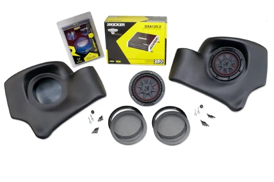 Select Increments Opti-Pods w Kicker Subwoofers and Amplifier - TJ/LJ