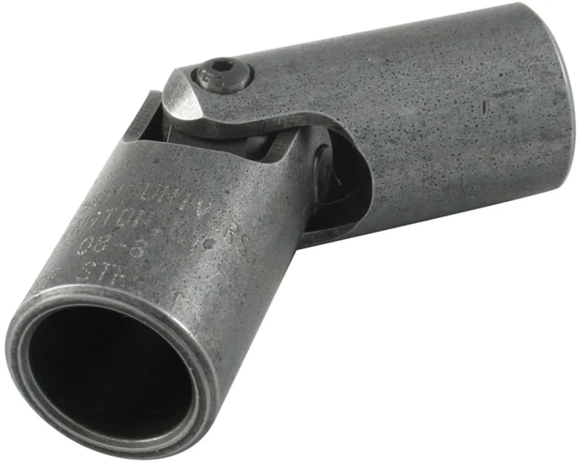 Borgeson - Steering U-Joint - P/N: 516262 - Steel pin & block style universal joint. 1 in. Outside diameter. Fits 5/8 in. Smooth bore X 5/8 in. Smooth bore.