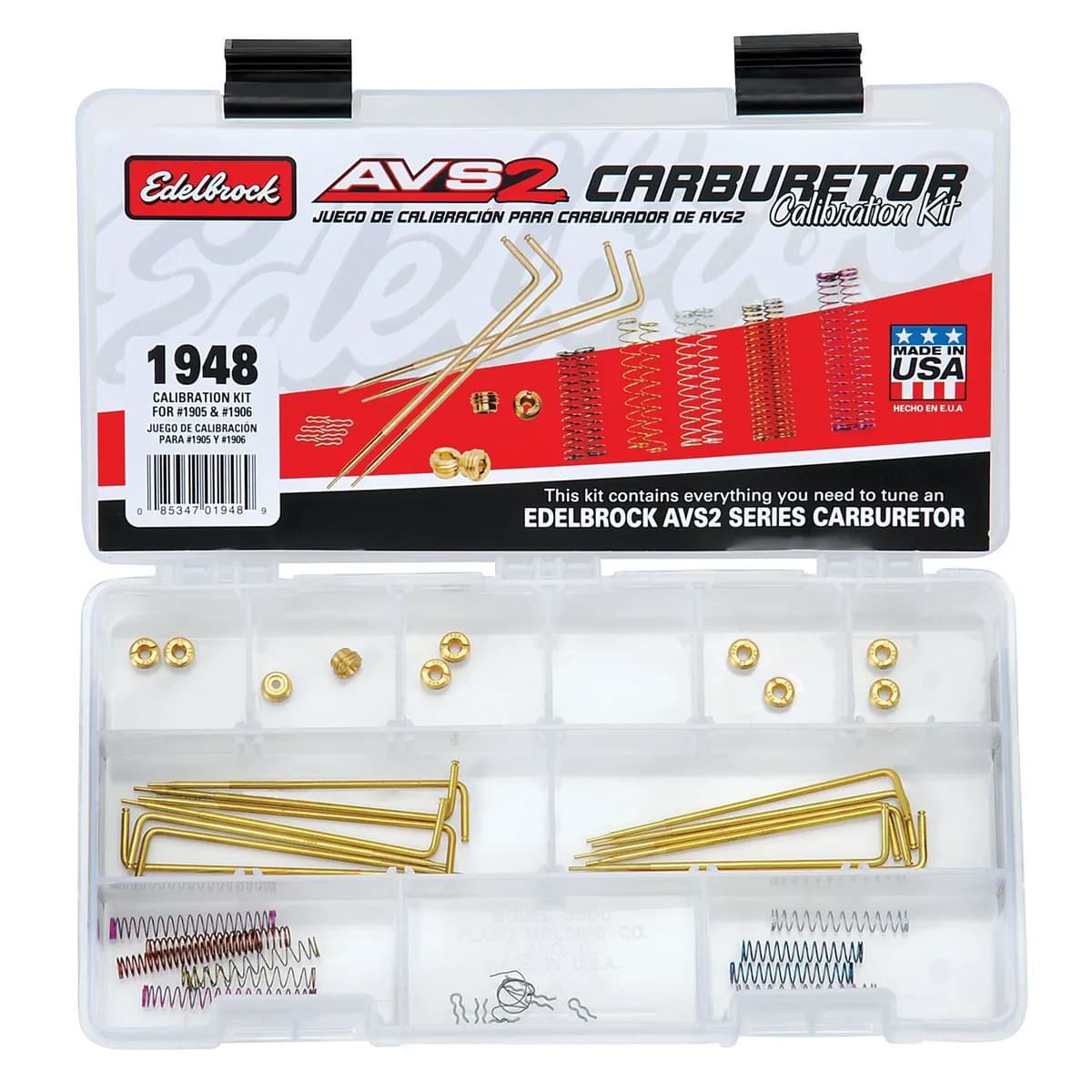 Edelbrock 1948 Edelbrock AVS2 Series Carburetor Calibration Kit #1948