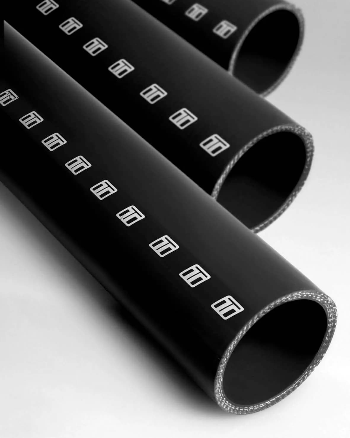 Straight 1.10 ID x 24 - Black Automotive type Universal