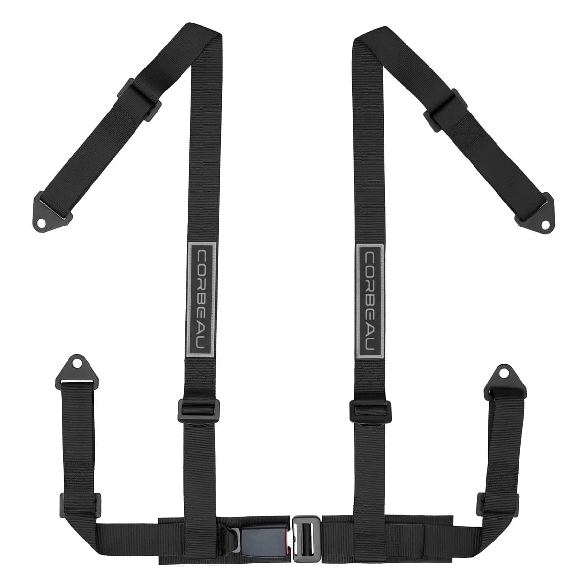 Corbeau Black 4pnt 2in Bolt In Harness